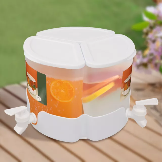 1.3 Gallons 5.2L Beverage Dispenser Drink Juice Coffee Dispenser Large Capacity