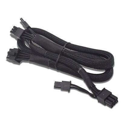 Gigabyte GP-P750GM 8pin to Dual 8 (6+2)pin Modular Power Supply Cable noir