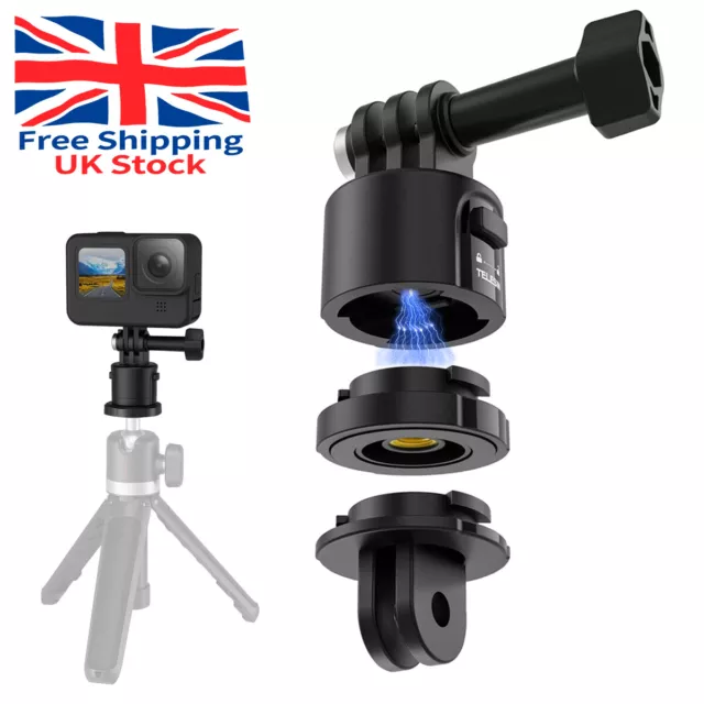 NEW Magnetic Quick-Release Adapter For Gopro 9 10 11 Insta360 DJI Action Camera