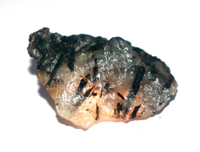 Certifié Naturel Thérapeutique Terre Extrait 128Ct Noir Rutile Quartz Gemmes