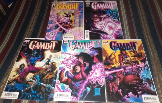 Gambit #1-5 VF/NM complete series Marvel Chris Claremont Storm Shadow King set