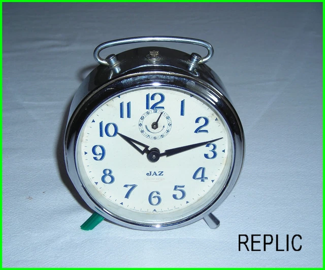 Réveils - Réveil ancien mécanique marque JAZ modèle Fortic en parfait
