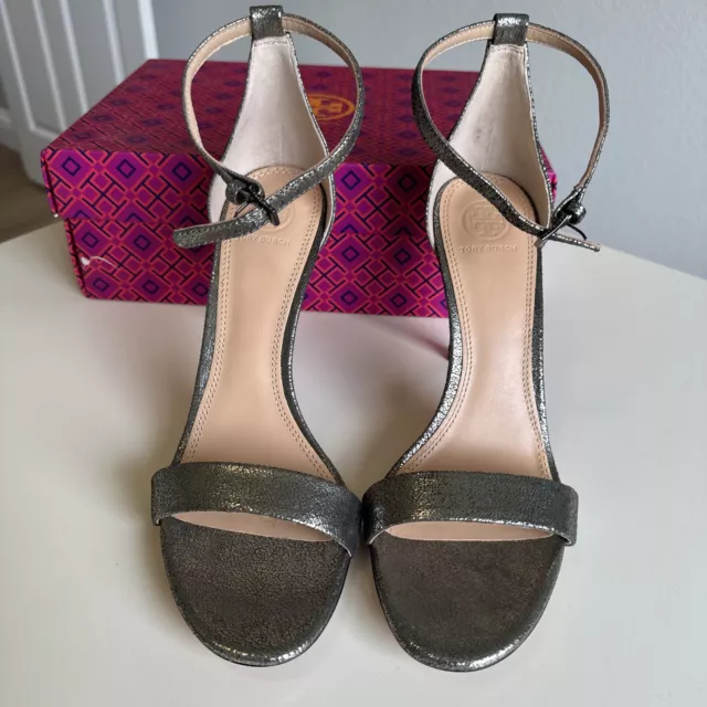 Tory Burch Keri Sandal Pewter Size 9.5 NEW