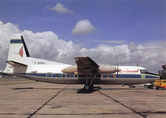 Airline Postcards       Air Littoral   Fokker Mk 200 F-BRHL  c/n 10137