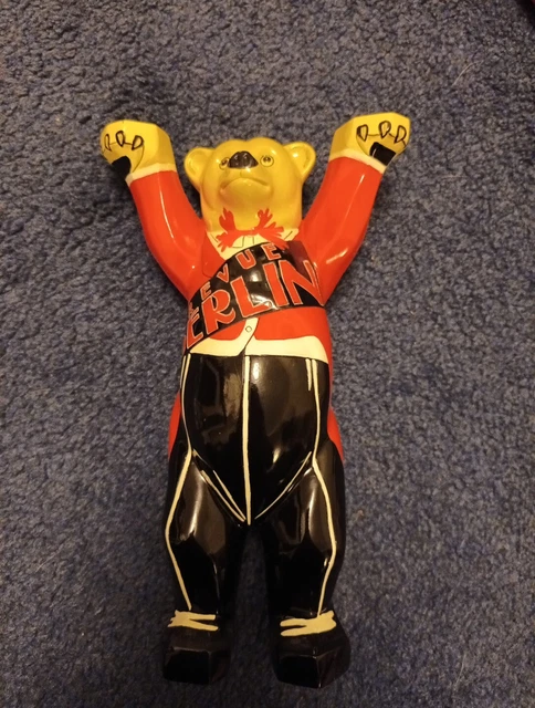 BUDDY BEARS 'REVUE BERLIN' Standing Bear Figure With Stand 22cm - L12