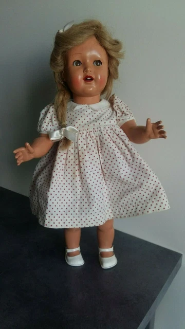 Poupée Raynal 43 Cm - Années 1950 - État D'origine - Collection