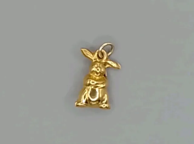 9ct Gold Rabbit Charm/Pendant