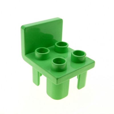 Duplo 1x Lego Duplo Meuble Chaise Rouge 4 Petites Bosses Siège Salon Chambre 6478 