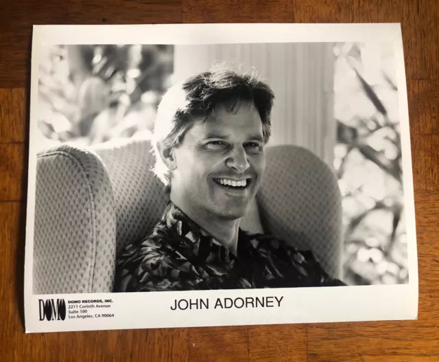 Musician John Adorney Rare Vintage 10x8 Press Photo