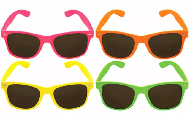 Neon Sunglasses Shades Hawaiian Beach BBQ Summer Beach 80s 90s Read description