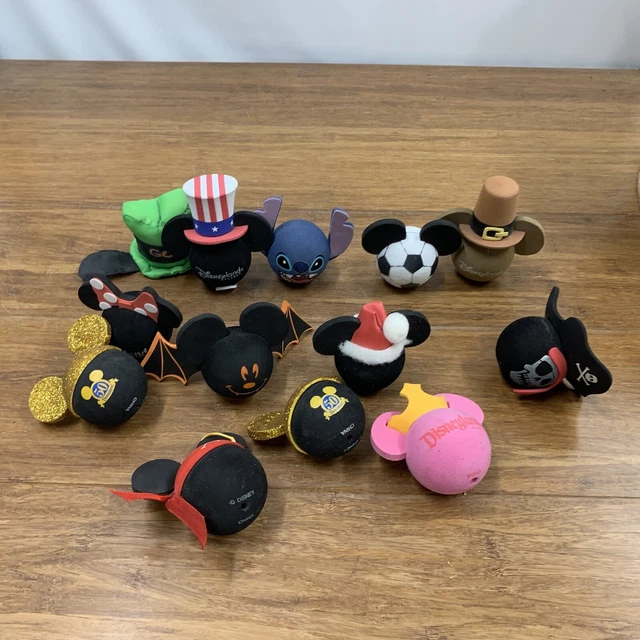 DISNEY ANTENNA TOPPER Ball Lot of 13 Disneyland Resort Holiday Pirates
