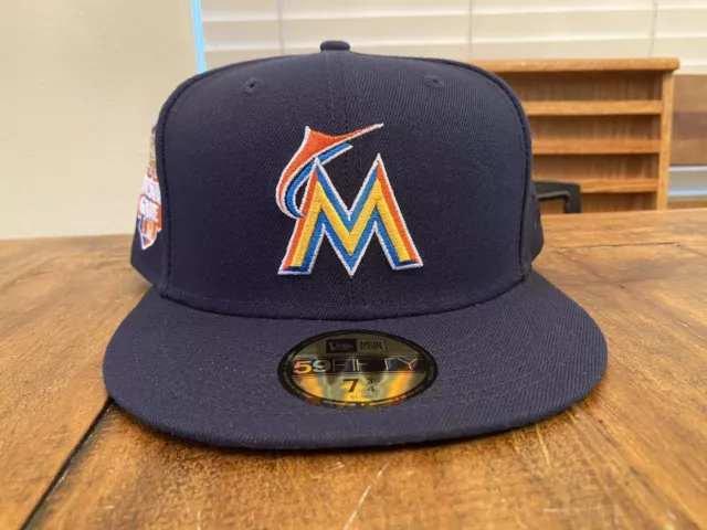 Hat Club Miami Marlins 2012 All Star Game Navy New Era Fitted 7 3/4 Gray UV