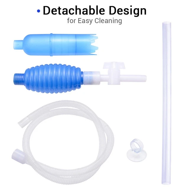 Aquarium Vacuum Cleaner Gravel Cleaner Fish Tank Water Change Pump Large Size 6
