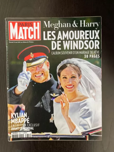 PARIS MATCH N°3602 23/05/2018 Le Mariage Meghan & Harry G42