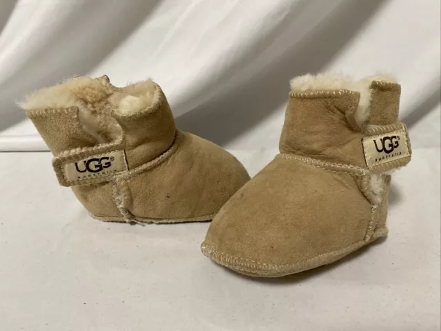 Authentic UGG Unisex Infant Collection Sheepskin Booties Crib Style NWTNIB!