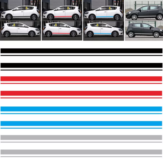 For Renualt Trafic Van Primastar Side Stripe Stickers Decal Vinyl Camper Graphic