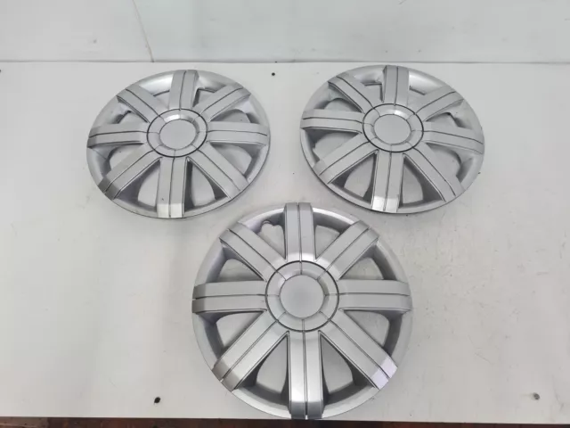 Copriruota Universale 14" Pollici Finiture X3 Argento Argo Sportivo