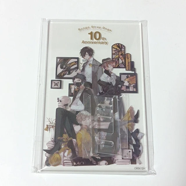 # Bungo Stray Dogs Clear art board Acrylic stand 10th anniversary KADOKAWA