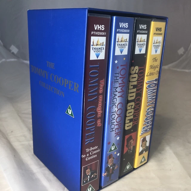 TOMMY COOPER COLLECTION VHS Box Set The Magic of Tommy Cooper Thames