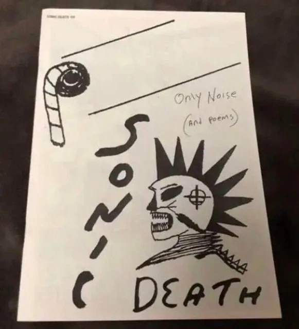 SONIC YOUTH FAN ZINE sonic death 2009 Tomoo Gokita + sticker