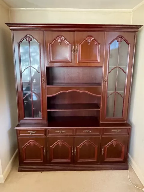 dresser display glass cabinet