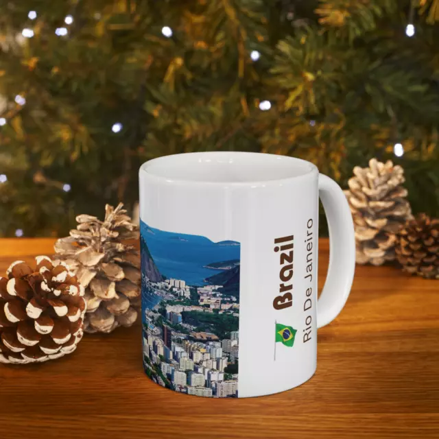 Travel Coffee Mug. Rio De Janeiro souvenir Coffee mug. Brazil. Gift mug 2
