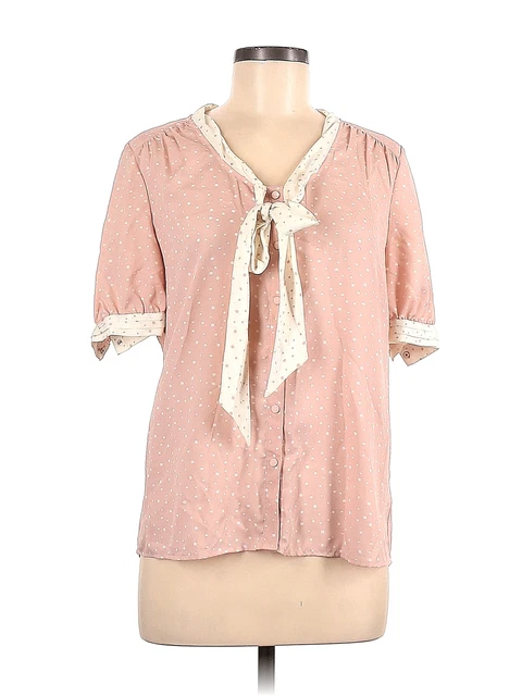 Jason Wu for Target Women Pink Short Sleeve Blouse M