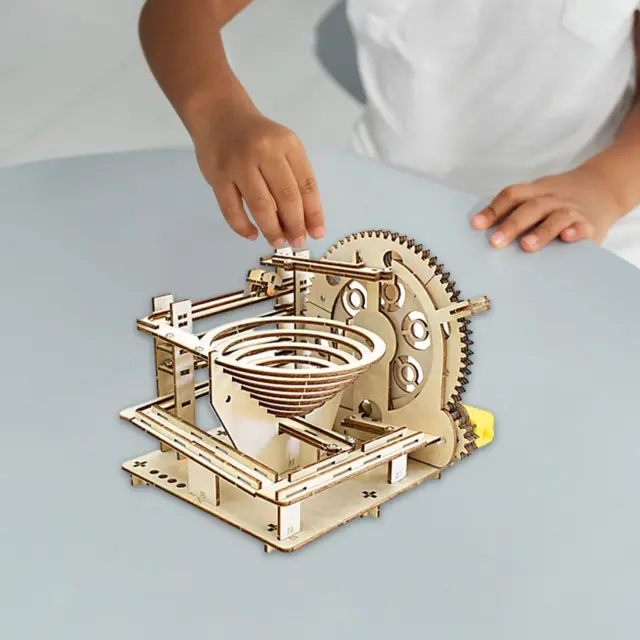 Kits De Construction De Maquettes De Course à Billes, Puzzle 3D En Bois Pour