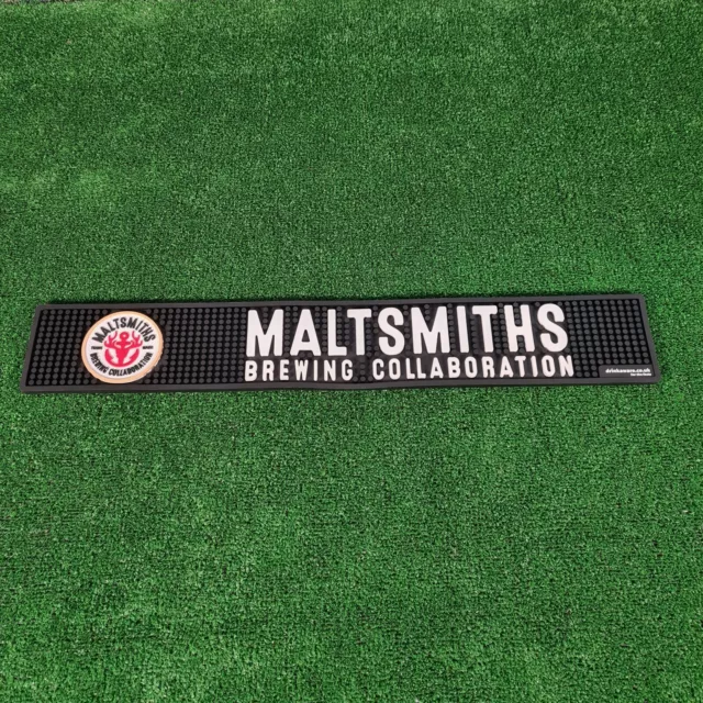 Maltsmiths Rubber Bar Pub Runner Mat 100% Genuine Official 60cm X 9cm Man Cave!