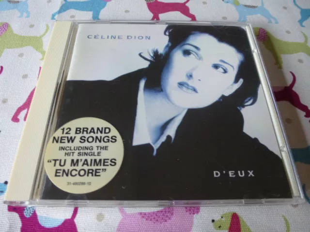 Celine Dion D'eux 1995 Epic / Sony Cd Album