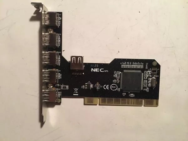 Syba 6 Port (5+1) USB 2.0 Carte PCI, Next Chipset SD-NECU2-5E1I