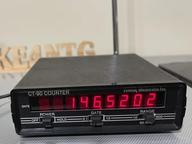 Ramsey Electronics Model CT-90 Vintage Frequency Counter, Working.