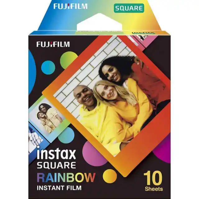 Fujifilm Instax Mini Square Rainbow Film 10 Photo