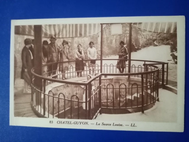 Cpa Chatel Guyon La Source Louise