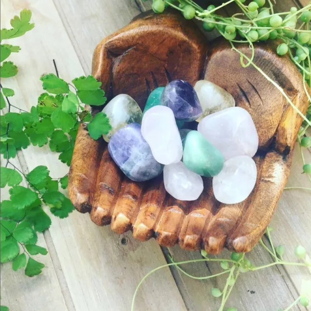 Healing Hands Bowl -  crafted decorate hand bowl Jewelry & crystal holder