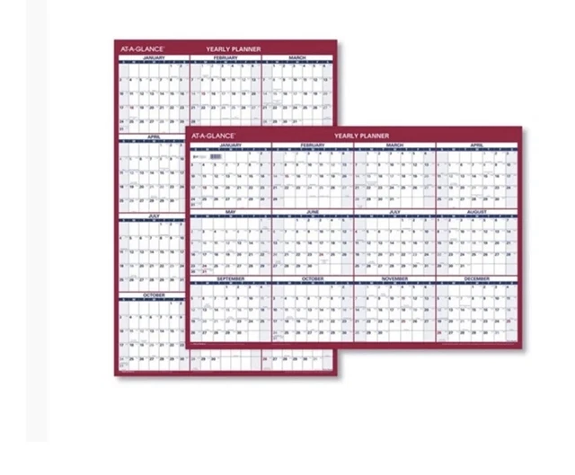 ATAGLANCE WALL CALENDAR Yearly Calendar Erasable 2023 Wall Calendar