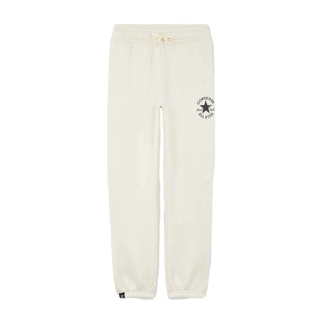Converse Pantalone da Ragazzi Logo Panna Taglia 10-12 A Codice 9CD893-W0L