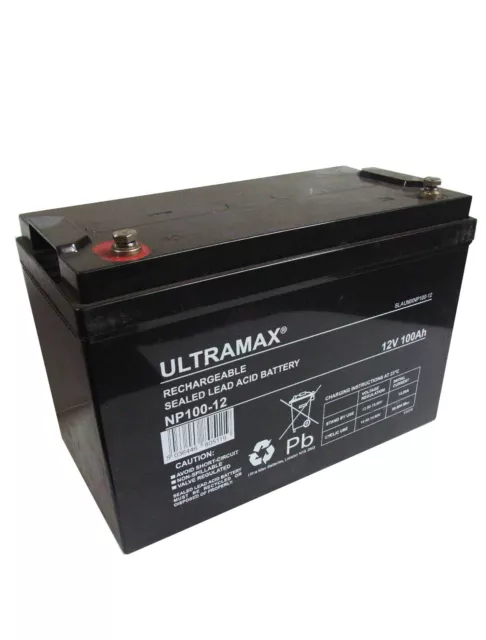 Power Patrol SLA1189 12V 100Ah Sealed Lead Acid Replacement Ultramax AGM Battery