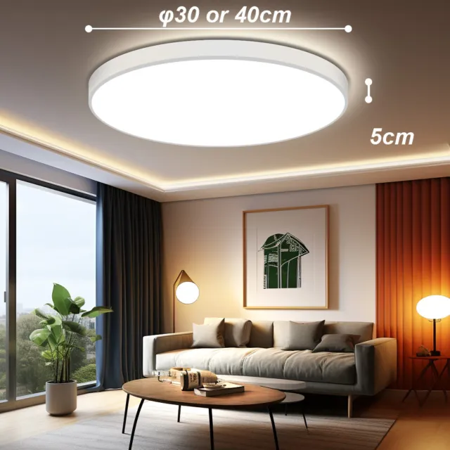 LED Ceiling Light Square/Round 12W~56W Rectangle/Oyster Lamp Modern Cool/Warm OZ