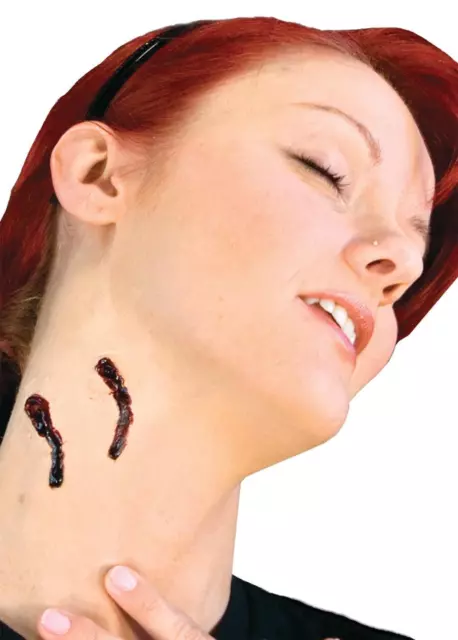 Ez Fx Vampire Bites Makeup Kit Latex Prosthetic Costume Csezb007