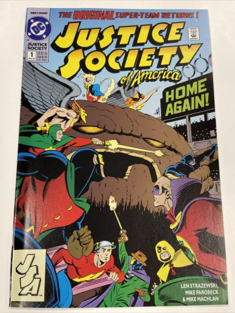 Justice Society of America #1 (1st App of Jesse Quick/ LIBERTY BELLE) (DC 1992)