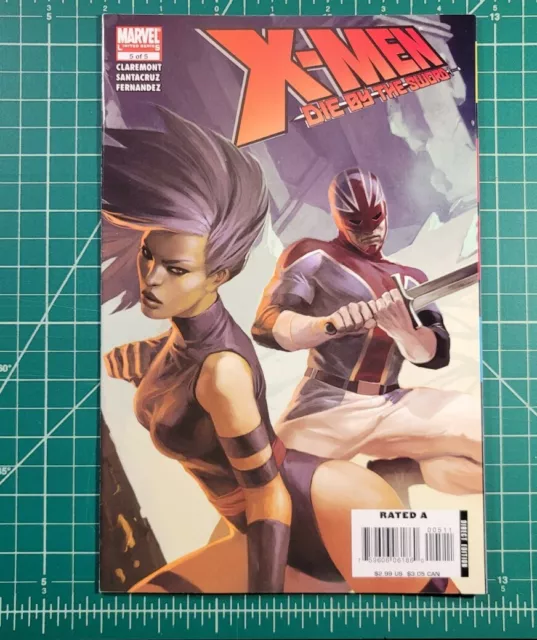 X-Men Die By The Sword #1-5 (2007) Complete Set Marvel Claremont Captain Britain 6
