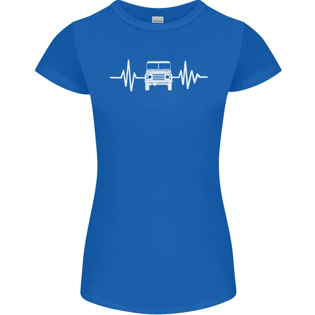 T-shirt 4x4 Heart Beat Pulse Off Roading da donna Petite Cut 6