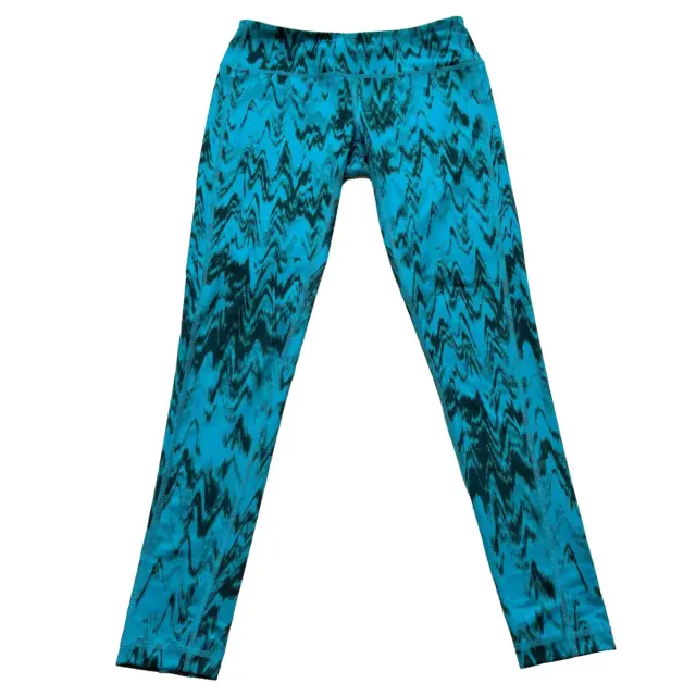 Womens Z By Zella Leggings Size Small Teal Pull On Yoga Workout