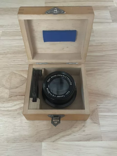 Carl Zeiss Jena Apo-Tessar 1:9 f=30cm mit Holzbox