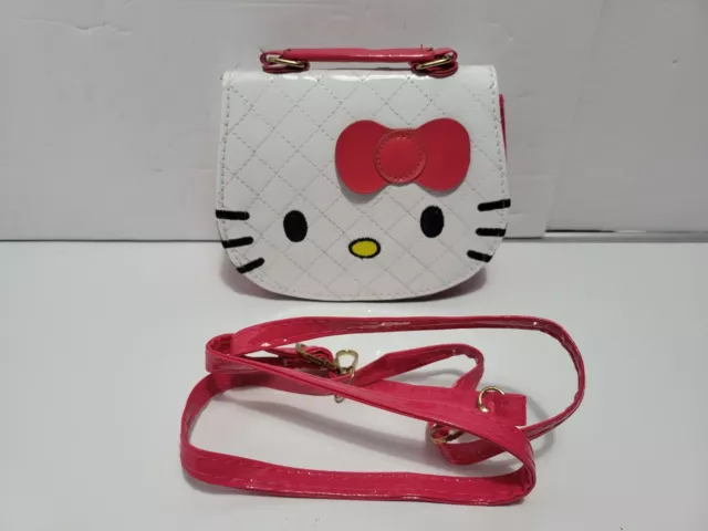 Hello Kitty Crossbody,  Kid Purse. For Girls To Teenagers White New