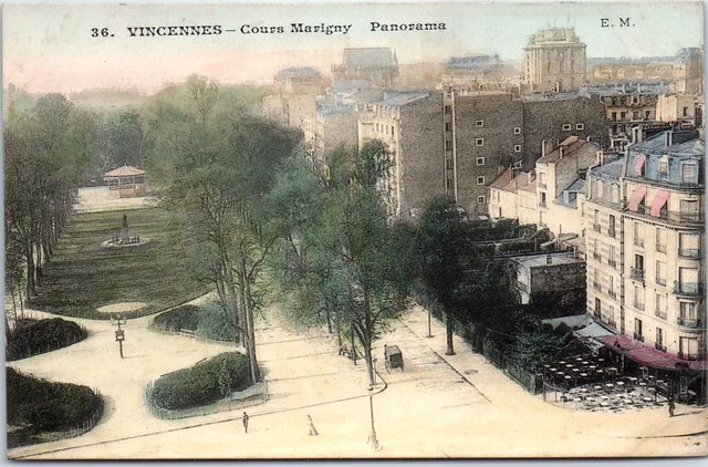 94 VINCENNES - cours marigny, panorama.