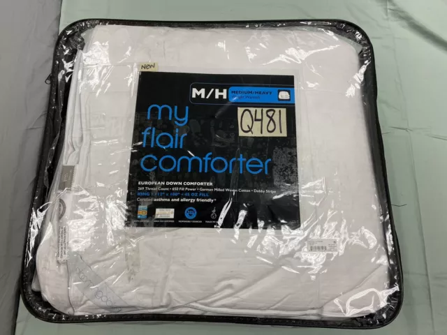 Department Store My Flair European Down Comforter KING Medium / Heavy New