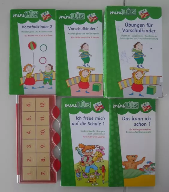 Interni Top: Mini Lük Set Completo " Esercizi Per Bambini IN Età Prescolare " 2
