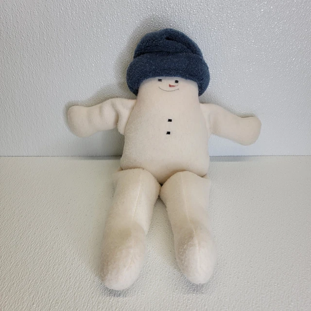 Woof & Poof Eddie Bauer Toy Snowman Musical Plush Wind Up Frosty The Snowman